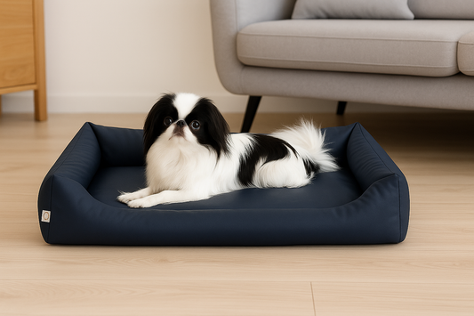 Legowisko wodoodporne MAX - Ekoskóra Granat