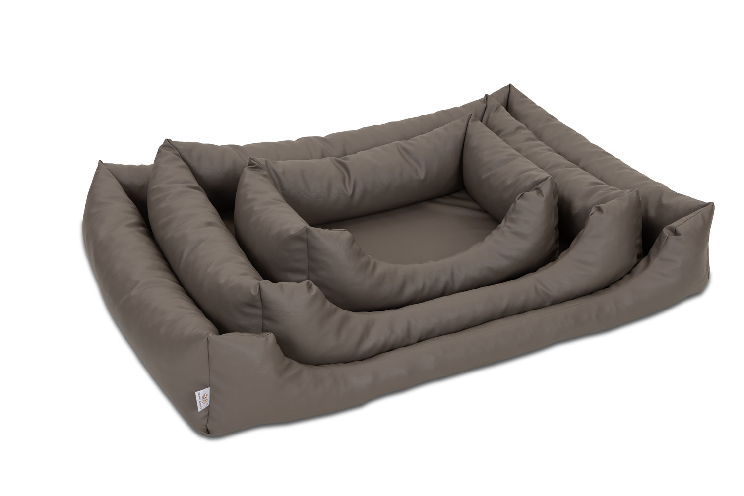 Legowisko wodoodporne MAX - Ekoskóra Brąz