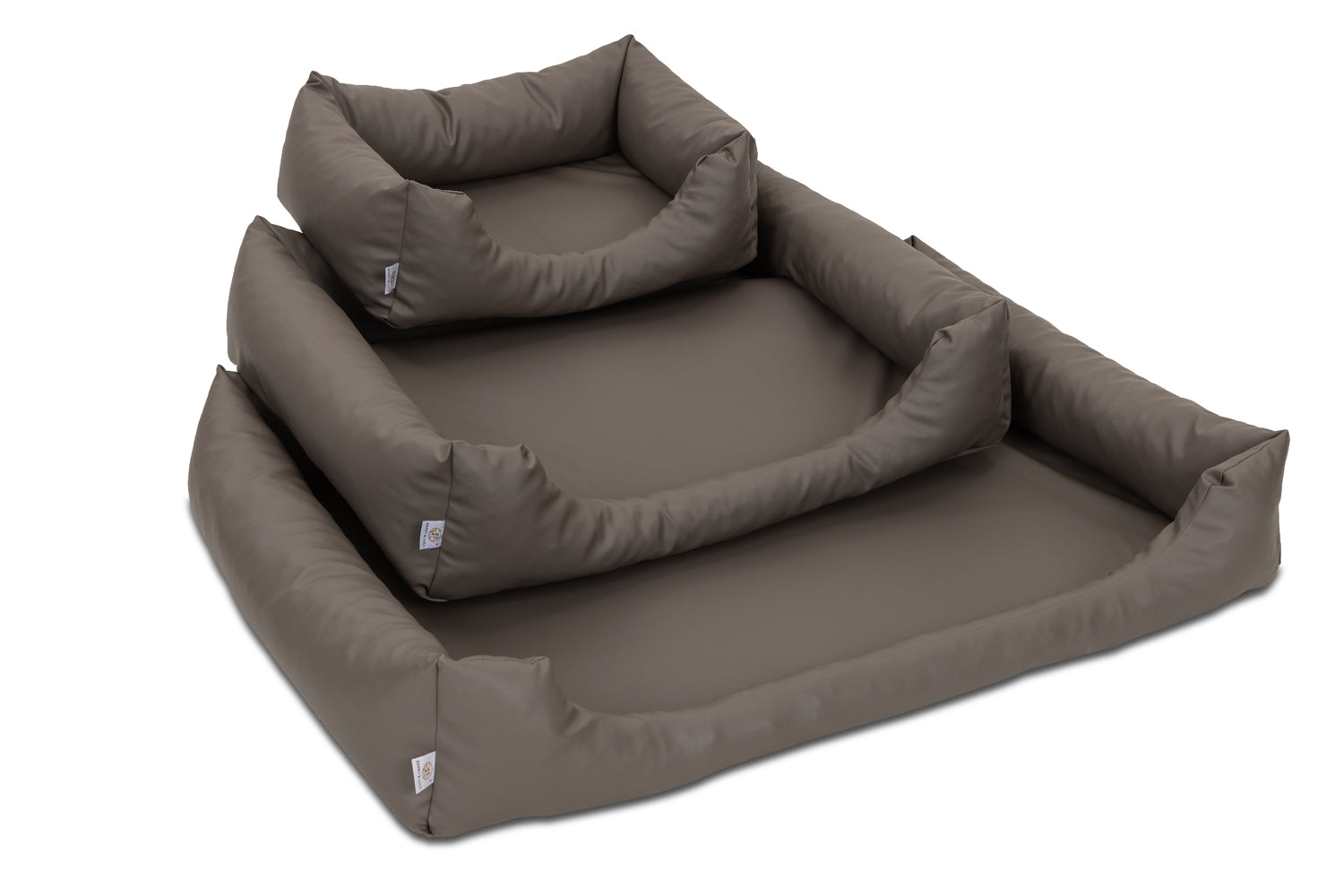 Legowisko wodoodporne MAX - Ekoskóra Brąz