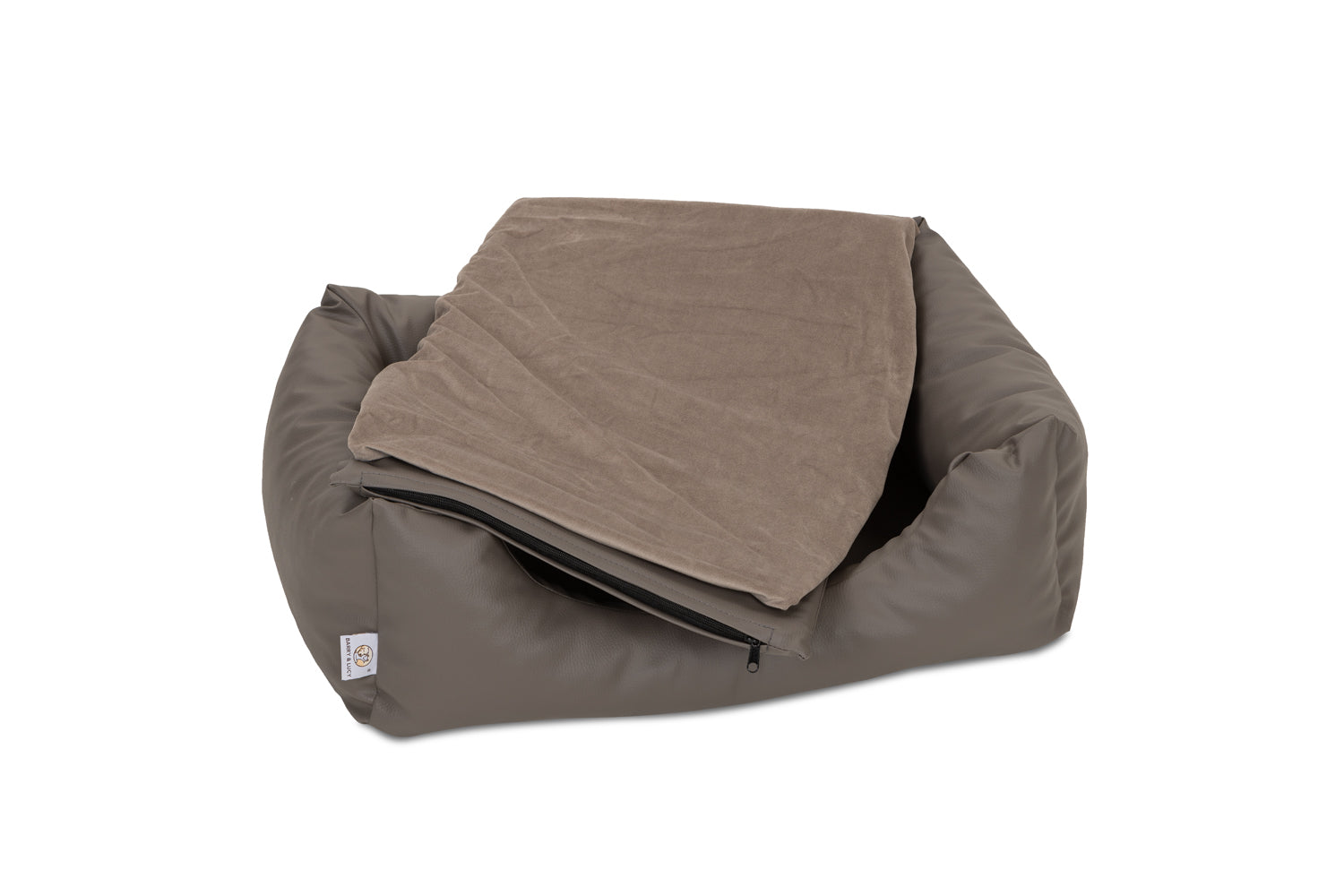 Legowisko wodoodporne MAX - Ekoskóra Brąz