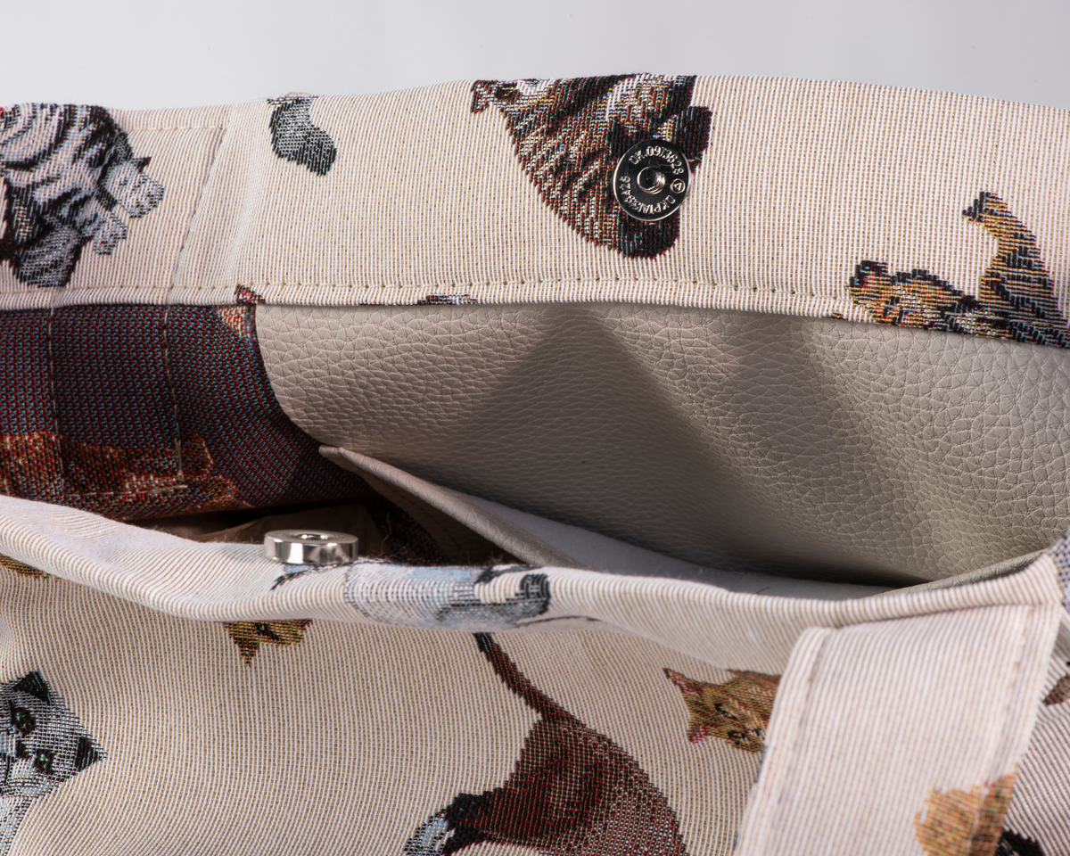 Torba Shopper z Hiszpańskiego Żakardu