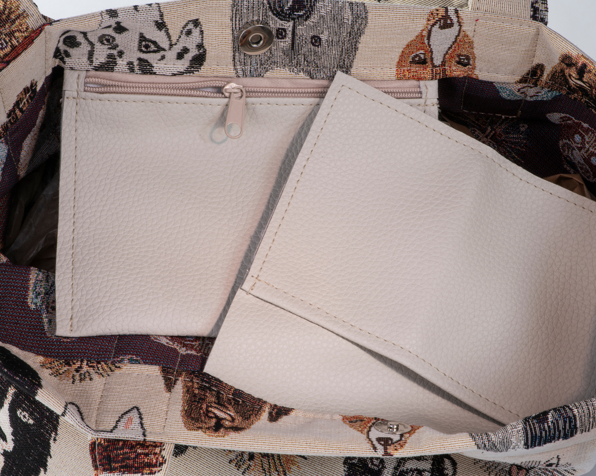Torba Shopper z Hiszpańskiego Żakardu